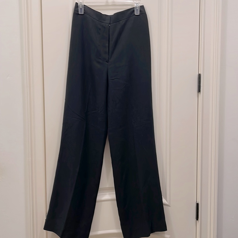 Lauren Ralph Lauren 100% silk black trousers